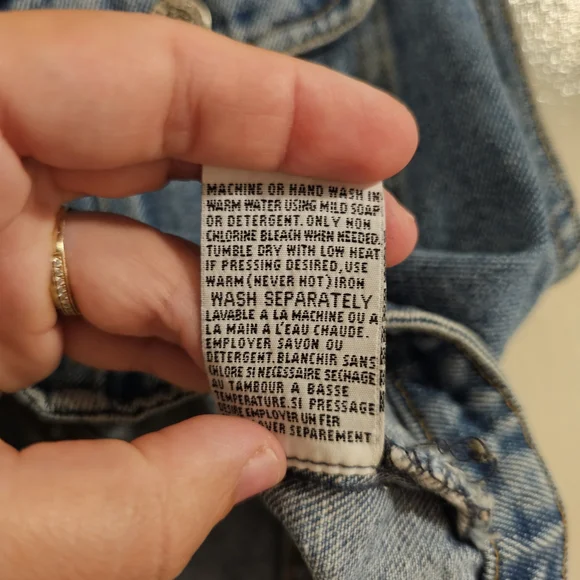 Blue Denim Vest - Picture 5 of 6